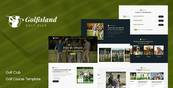 Golfisland - Golf Club & Course Template