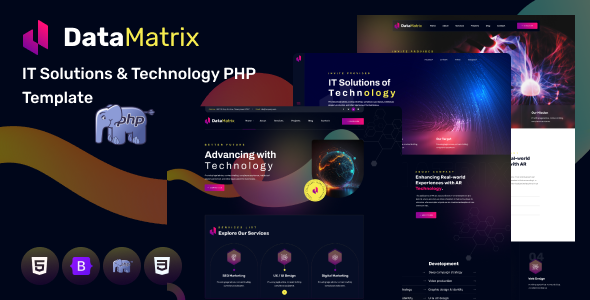 DataMatrix - IT Solutions & Technology PHP Template