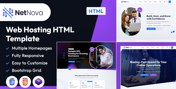 NetNova | Web Hosting HTML Template