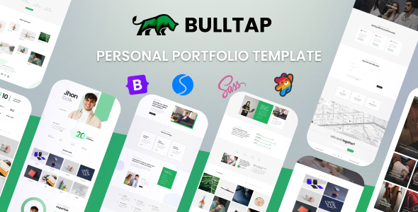 BullTap – Personal Portfolio Responsive HTML Template