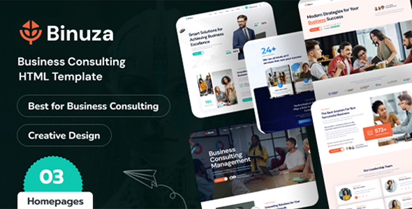 Binuza - Business Consulting Site Template