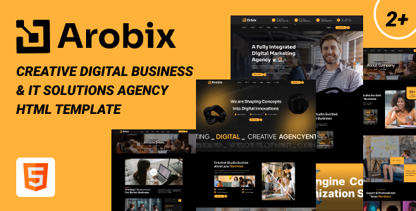 Arobix - Creative Digital Business & IT Solutions Agency HTML Template