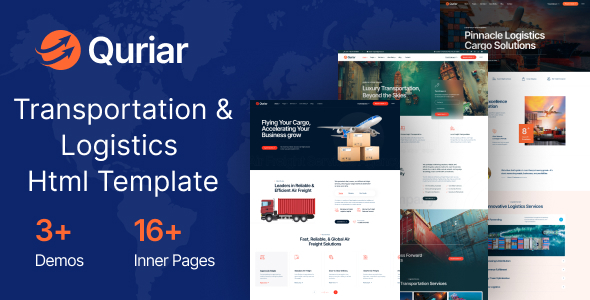Quriar - Logistics and Transportation Html Template