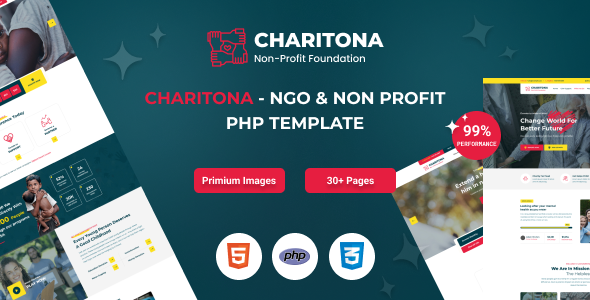 Charitona - Charity & Nonprofit PHP Template