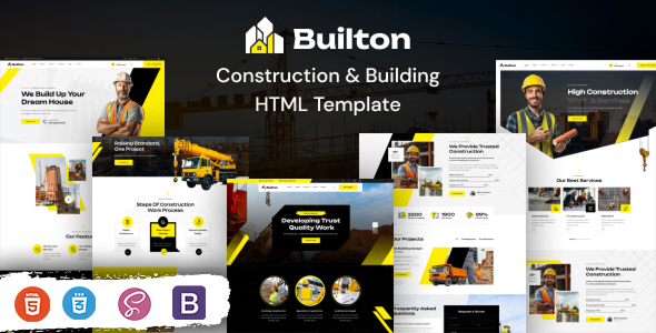 Builton - Construction & Building HTML Template
