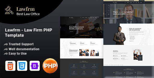 Lawfrm | Law Firm PHP Template