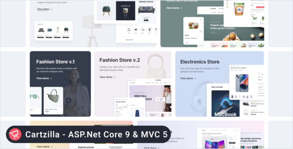Cartzilla – ASP.Net Core & MVC Multipurpose E-Commerce Template