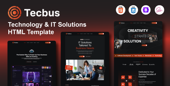Tecbus - Technology & IT Solutions HTML Template
