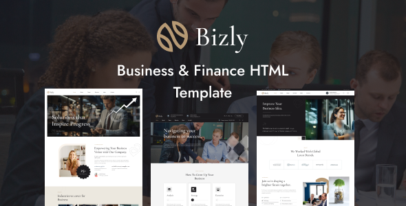 Bizly - Business & corporate agency HTML template
