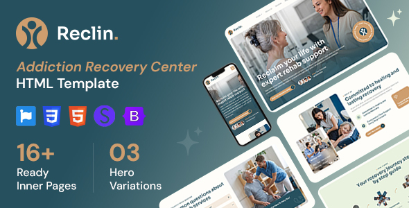 Reclin - Addiction Recovery & Rehabilitation Center HTML Template