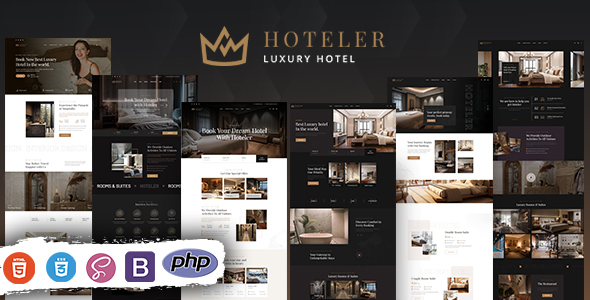 Hoteler - Booking PHP Template