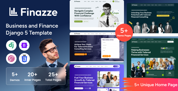 Finazze - Django Business and Finance Template