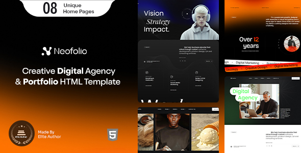 Neofolio - Digital Agency & Portfolio Template