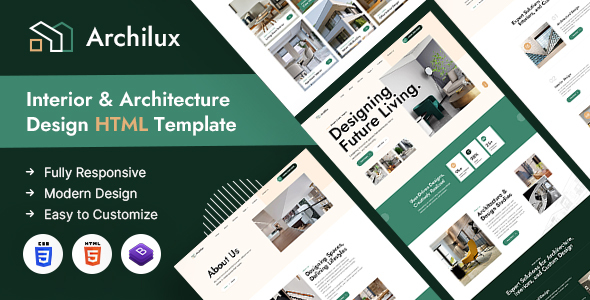 Archilux | Interior & Architecture HTML Template