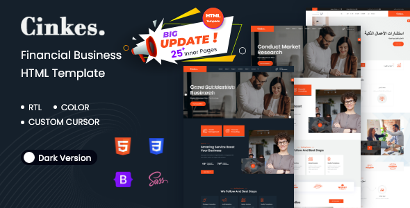 Cinkes - Financial Business HTML5 Template