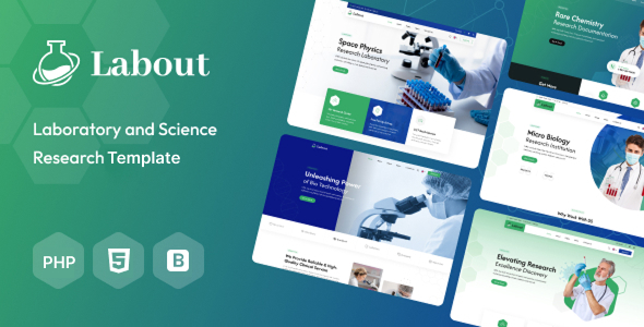 Labout – Laboratory & Research PHP Template