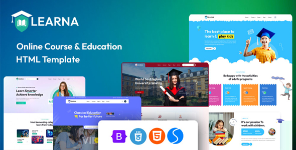 Learna - Education HTML Template