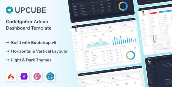 Upcube - CodeIgniter Admin & Dashboard Template