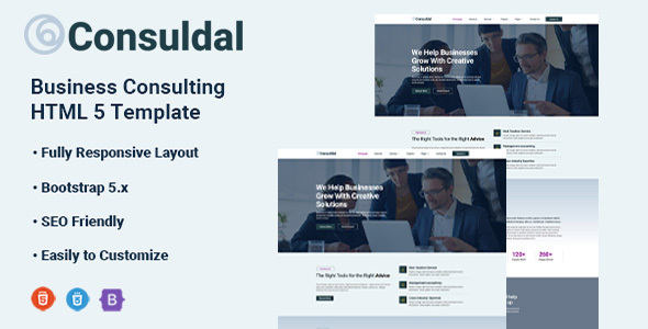 Consuldal - Business Consulting HTML5 Template