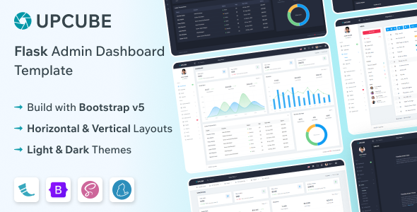 Upcube - Flask Admin & Dashboard Template