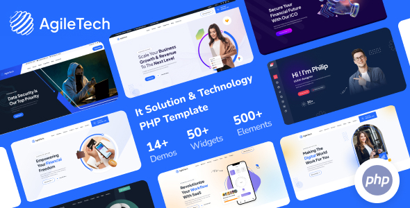 AgileTech - PHP - IT Solutions & Technology Template Multipurpose