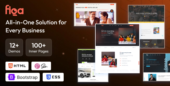 Figa - Multipurpose perfect Boostrap HTML Template for SaaS, Startup & Agency