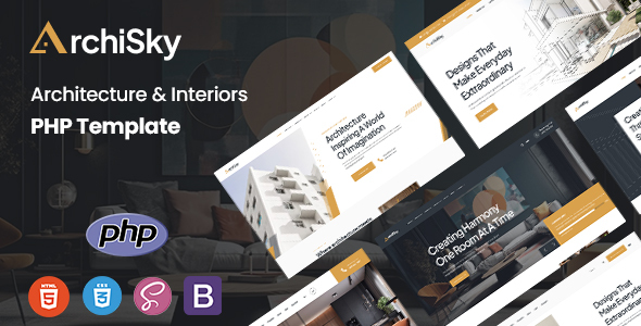 Archisky - Architecture & Interiors PHP Template