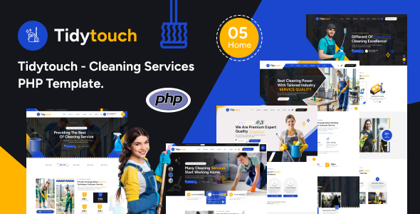 Tidytouch – Cleaning Services PHP Template