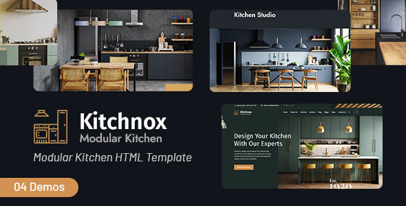 Kitchnox - Kitchen Interior Design HTML Template