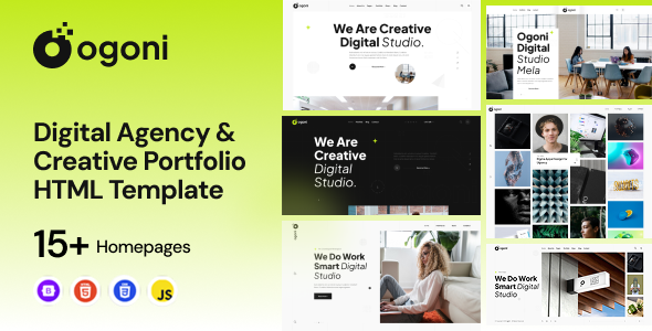 Ogoni – Creative Agency and Portfolio HTML Template