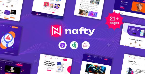 Nafty - Crypto and NFT Django Template