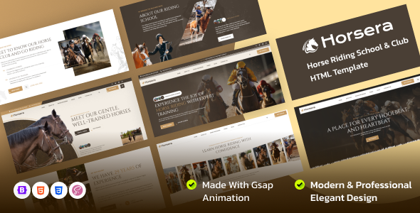 Horsera – Horse Riding School & Club HTML Template