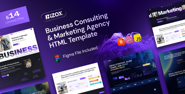 Bizox - Business Consulting HTML Template