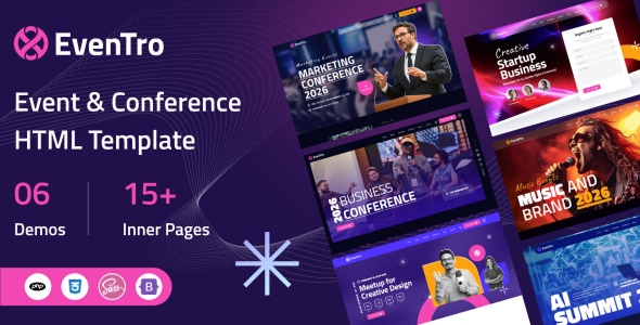 Eventro - PHP Event & Conference Template