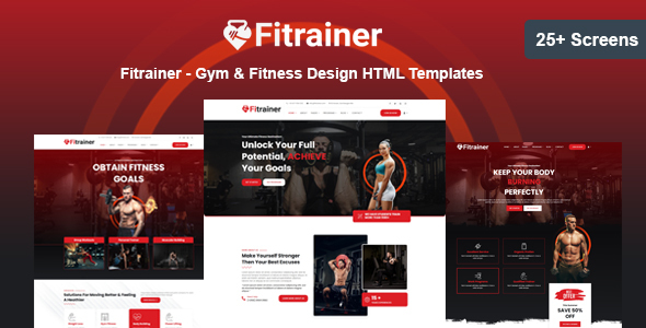 Fitrainer - Gym & Fitness HTML Templates