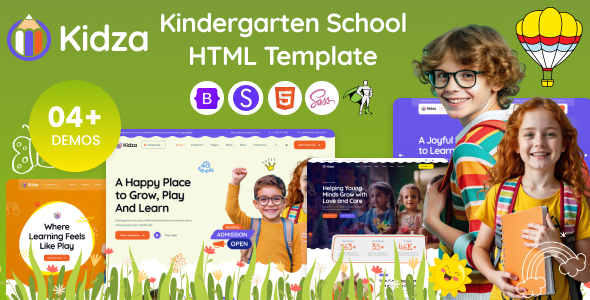 Kidza - Kindergarten & School HTML5 Template