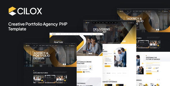 Cilox - Creative Portfolio Agency PHP Template