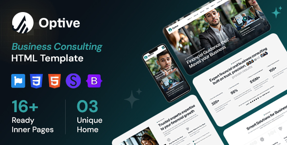 Optive - Business Consulting HTML Template