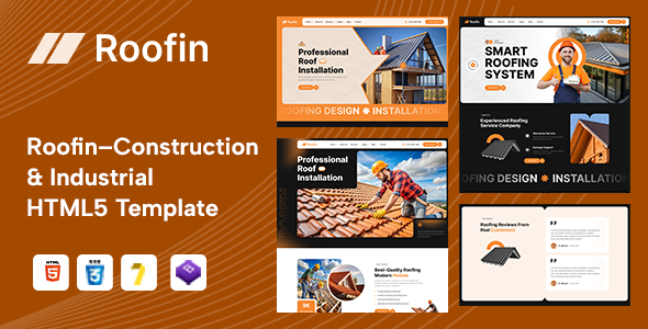 Roofin – Roofing Services Company HTML5 Template