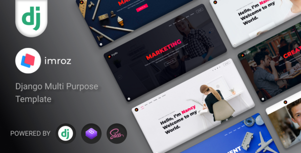 Imroz - Agency and Portfolio Django Template