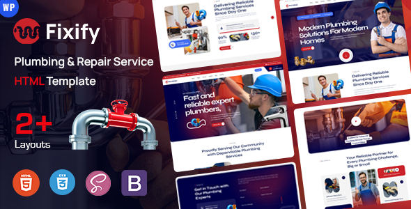 Fixify - Plumber & Handyman Repair HTML