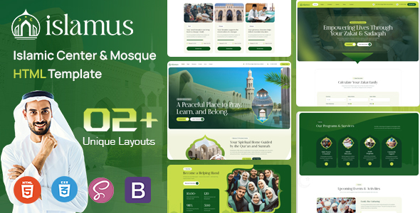Islamus - Islamic Center & Mosque HTML