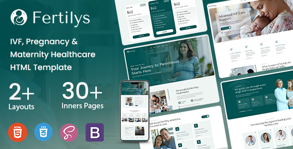 Fertilys – IVF, Pregnancy & Maternity Healthcare HTML
