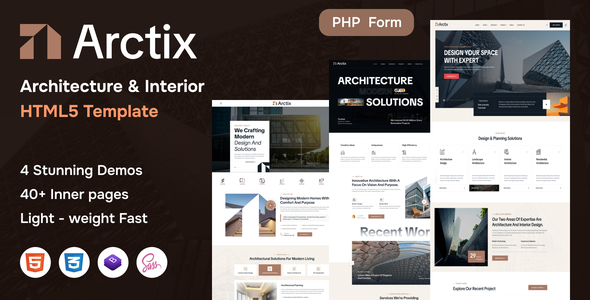 Arctix - Architecture & Interior Design Template