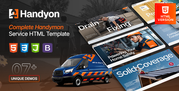Handyon - Handyman Services HTML Template