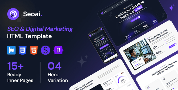 Seoai - SEO Agency & Digital Marketing HTML Template