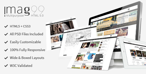 iMag99 - Magazine and Multi-purpose Theme
