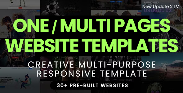 This One - One Page Responsive Website Template