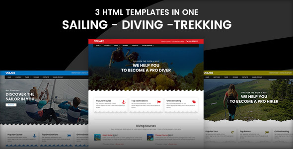 Volare - Trekking and Sailing Site Template