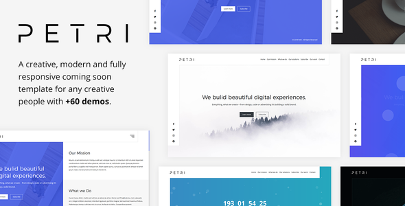 Petri - Creative Coming Soon Template